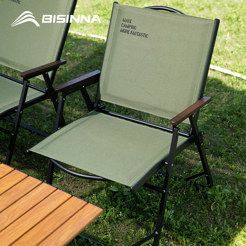 Outdoor Camping Table And Chairs - BISINNA Outdoor Folding Camping Chair Portable
