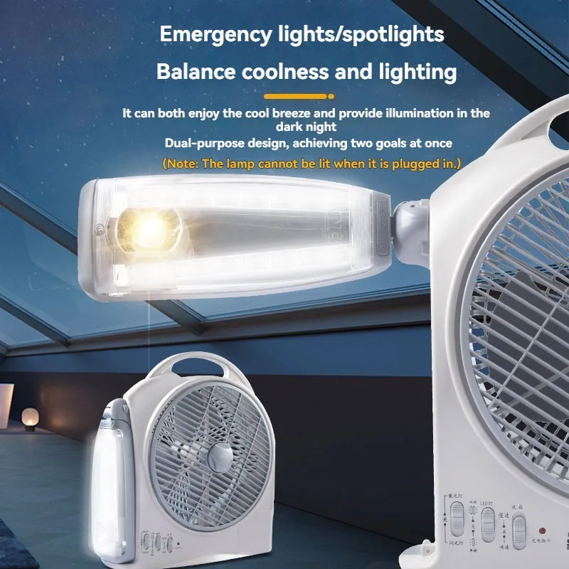 Outdoor Camping Fans - Portable 10inch Energy Saving Electric Fan