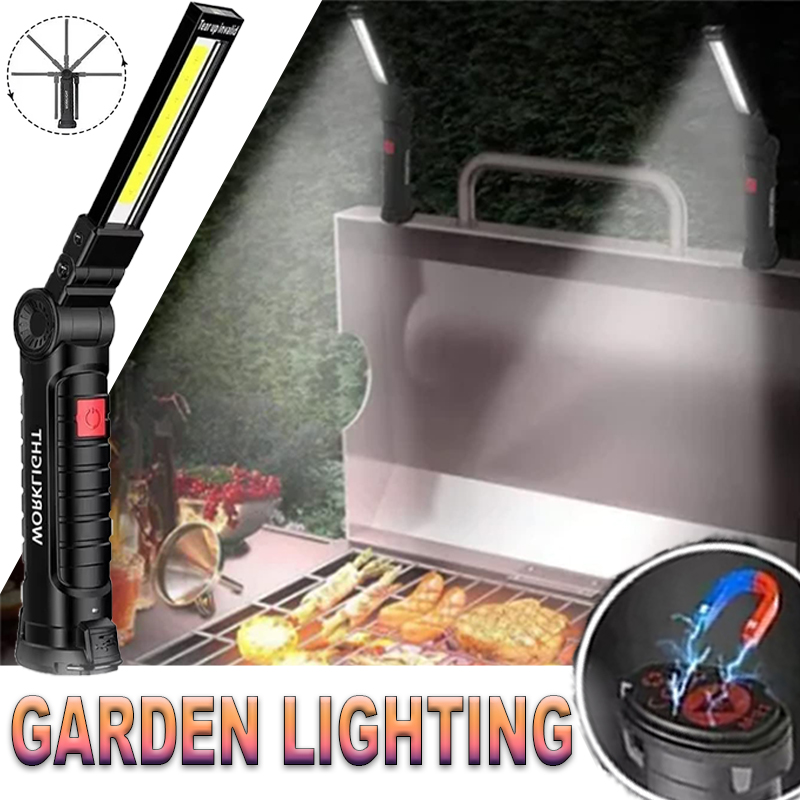 Camping Lantern - Portable LED Flashlight with Magnetic Hook