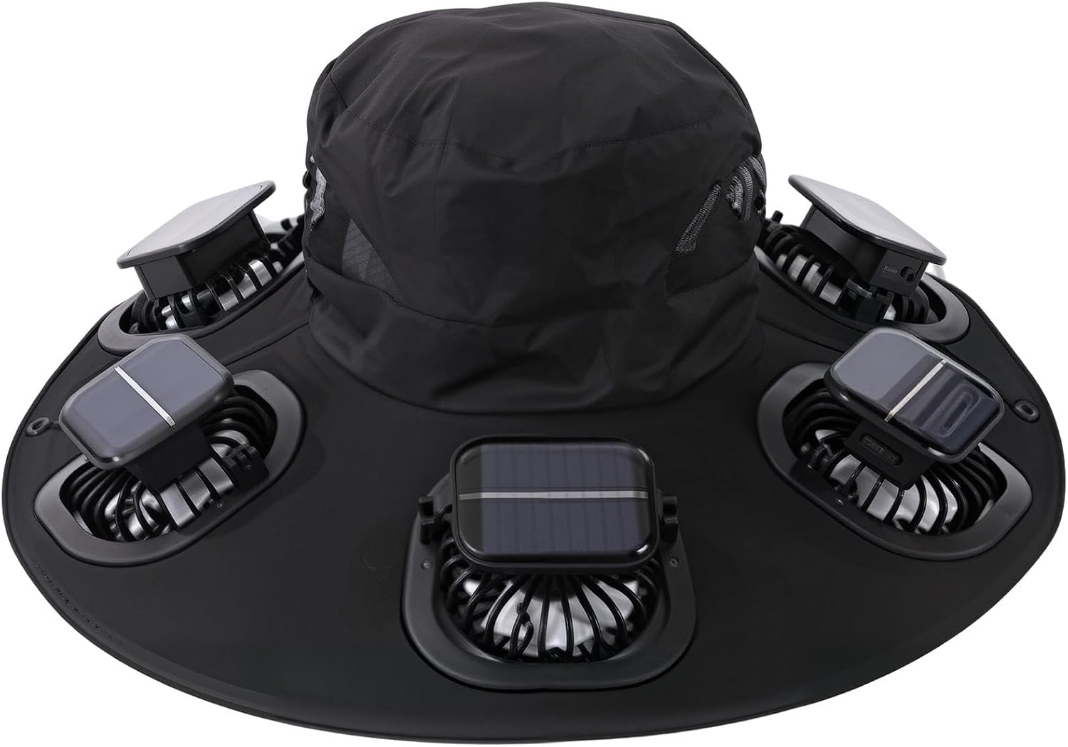 Outdoor Camping Fans - Hot 6 Fans Solar Fan Hat