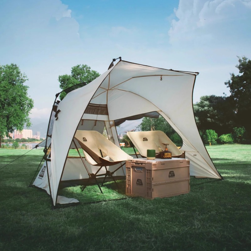 Outdoor Camping Automatic Quick Opening Tent - Portable Beach Sun Shelter Foldable Rainproof