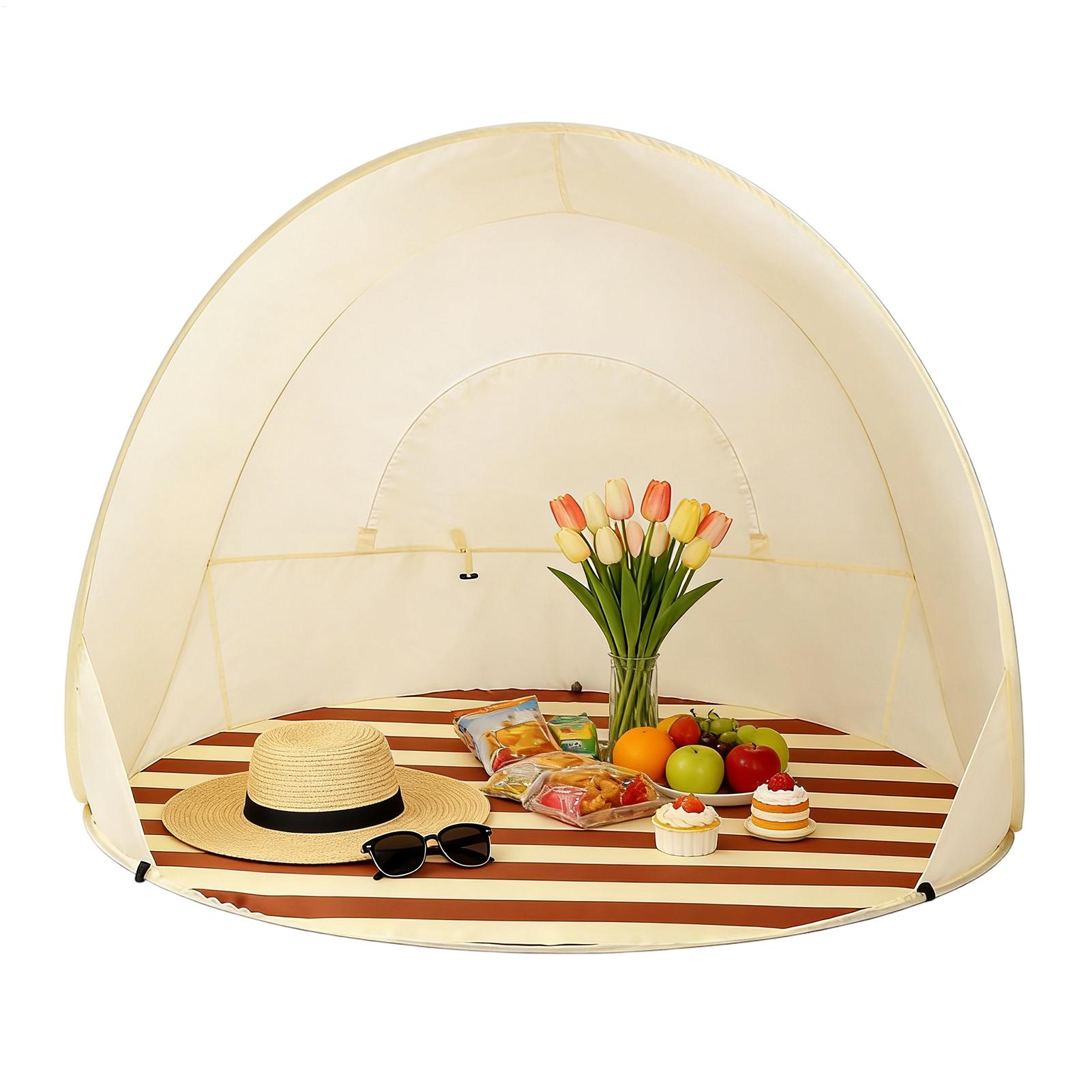 Outdoor Camping Dome - Portable Quick-opening Beach Tent Large Capacity