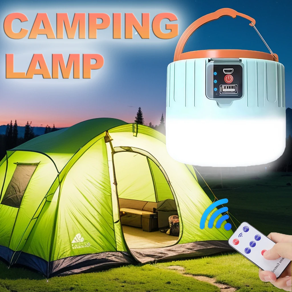 Camping Lantern - Solar Camping Lantern Rechargeable LED Portable