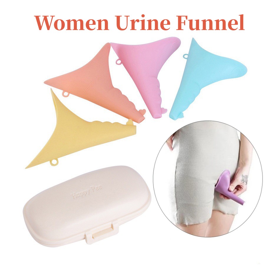 Portable Camp Toilet - Silicone Women Urinal Outdoor Travel Camping