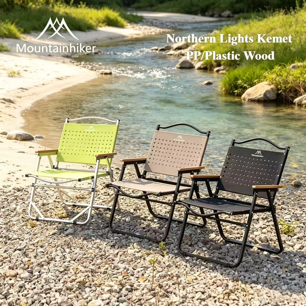 Outdoor Camping Table And Chairs - MOUNTAINHIKER Camping Chair Portable Folding Kermit
