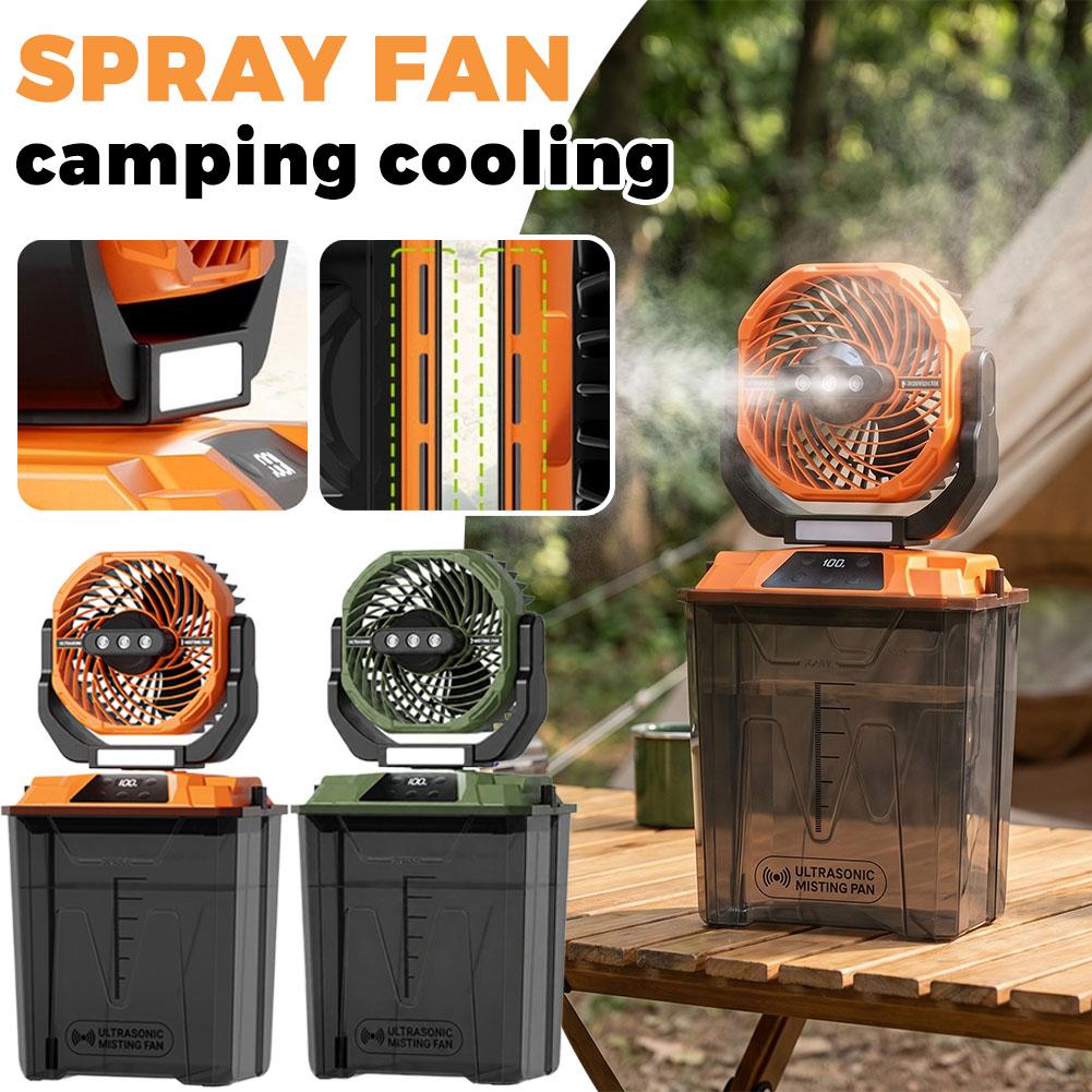 Outdoor Camping Fans - New Outdoor Misting Fan Camping Cooling