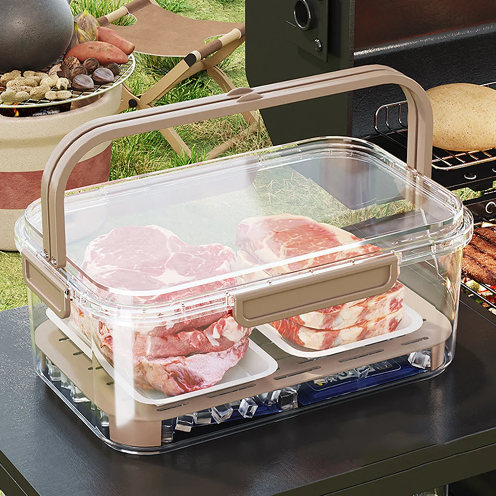 Outdoor Camping Box - Portable Food Storage Container Large Capacity