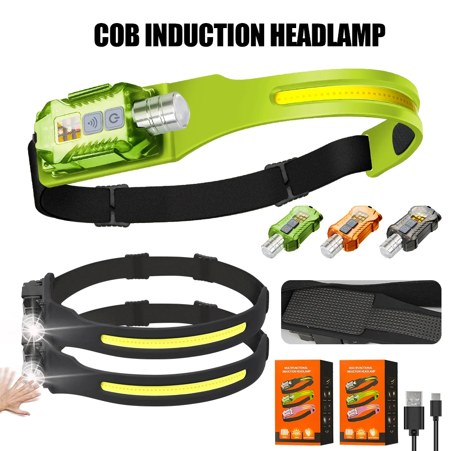 Camping Lantern - Powerful LED Headlamp Portable Rechargeable Head
