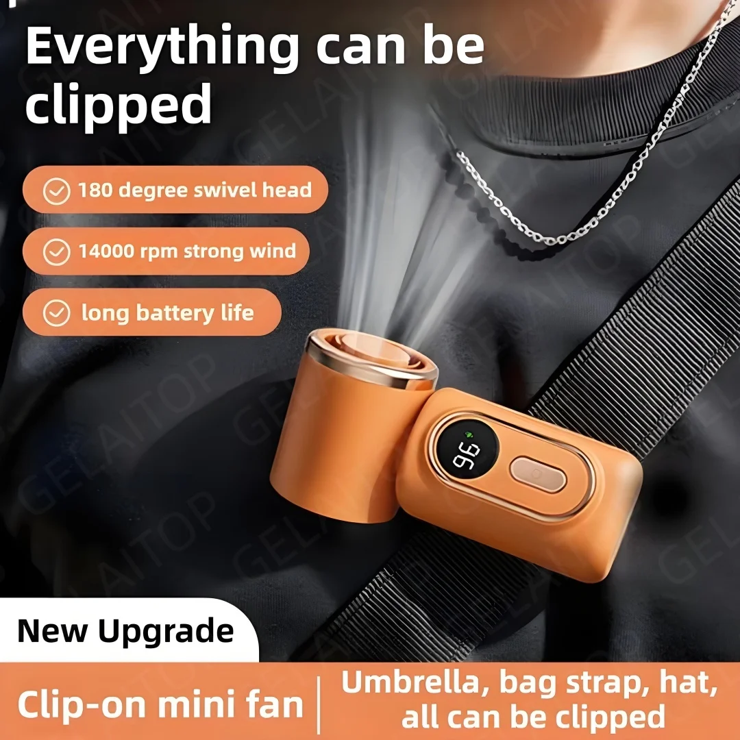 Outdoor Camping Fans - Mini Portable Handheld Fan with Clip