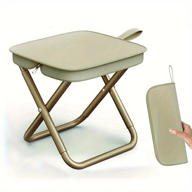 Outdoor Camping Table And Chairs - Outdoor folding pencil case small stool
