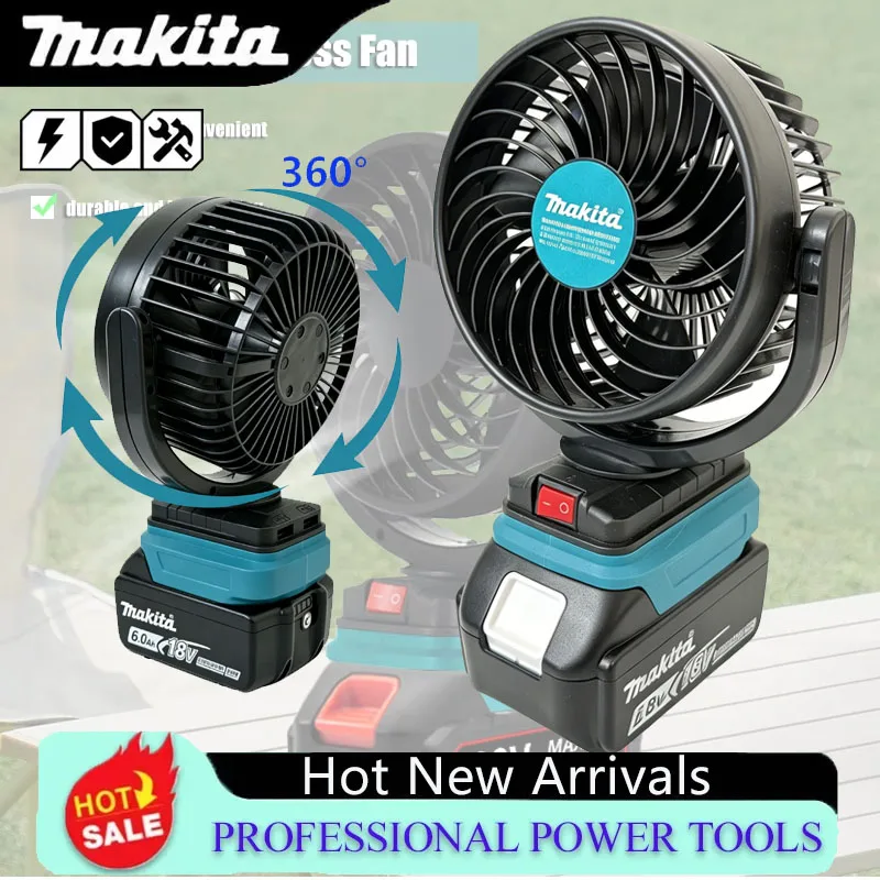 Outdoor Camping Fans - Makita Cordless Wireless Rechargeable Fan Outdoor