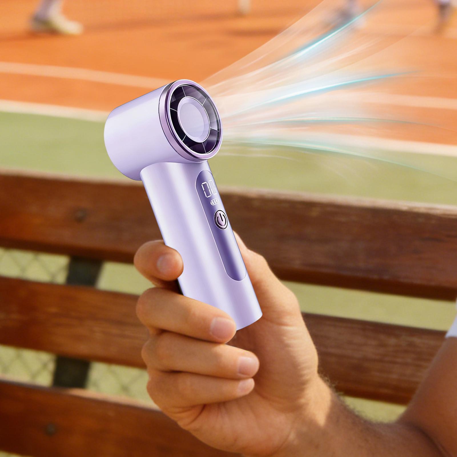 USB Rechargeable Mini Handheld - Camping Quiet ulasan dan harga