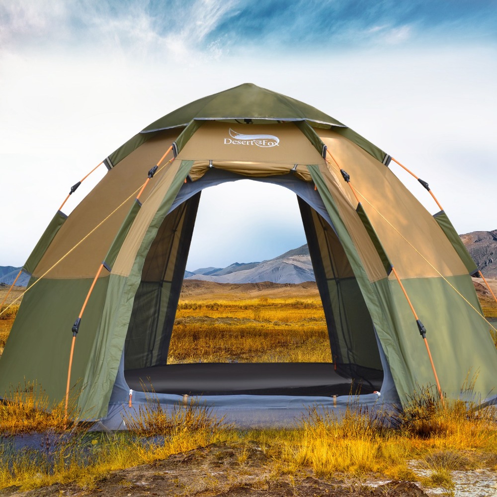 Desert&Fox 3-4 Person Dome Aut - Outdoor Camping Dome ulasan dan harga
