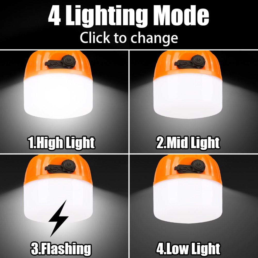 Portable Mini Camping Lamp 4 L - Camping Lantern ulasan dan harga