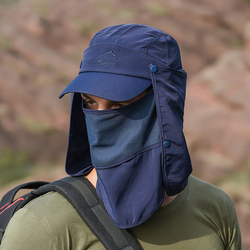 Multifunction Foldable Quick D - Camping Outdoor Quick Drying Sun Neck Protection Cap Hat ulasan dan harga