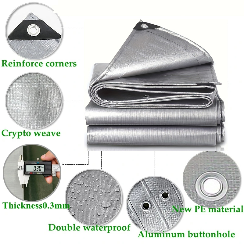 Large Tarp 3mx5 6 8 4x4 5 6 8  - Outdoor Camping Automatic Quick Opening Tent ulasan dan harga