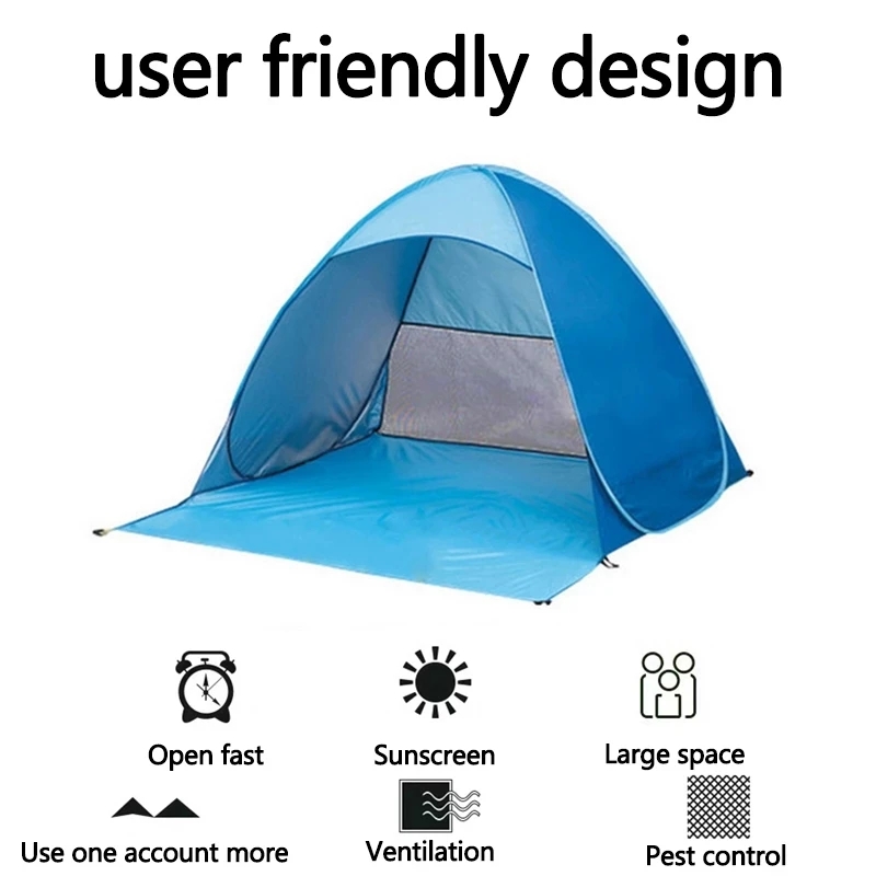 Quick Automatic Opening Beach  - Outdoor Camping Automatic Quick Opening Tent ulasan dan harga