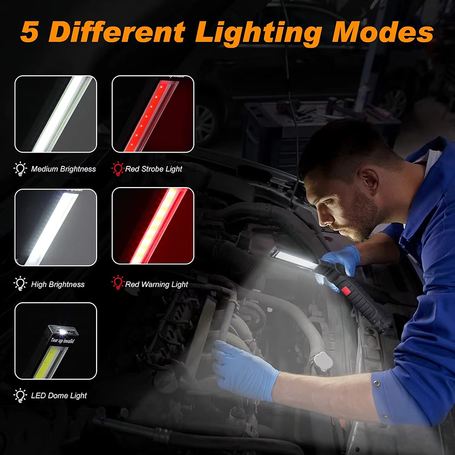 Portable LED Flashlight with M - Camping Lantern ulasan dan harga