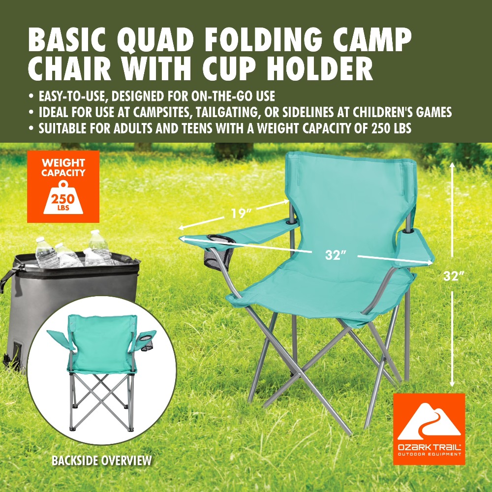 Foldable Quad Camping Chair wi - Outdoor Camping Table And Chairs ulasan dan harga