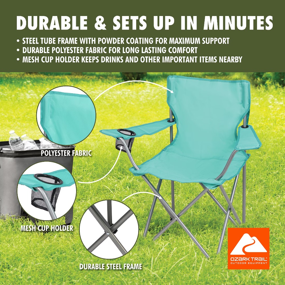 Foldable Quad Camping Chair wi - Outdoor Camping Table And Chairs ulasan dan harga