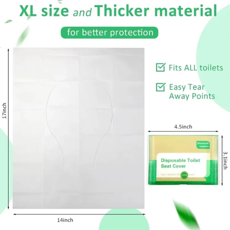 10-120PCS Disposable Toilet Se - Portable Camp Toilet ulasan dan harga