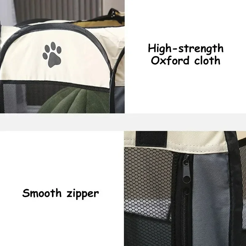 Portable Foldable Pet Tent Ken - Outdoor Camping Dog Fence ulasan dan harga