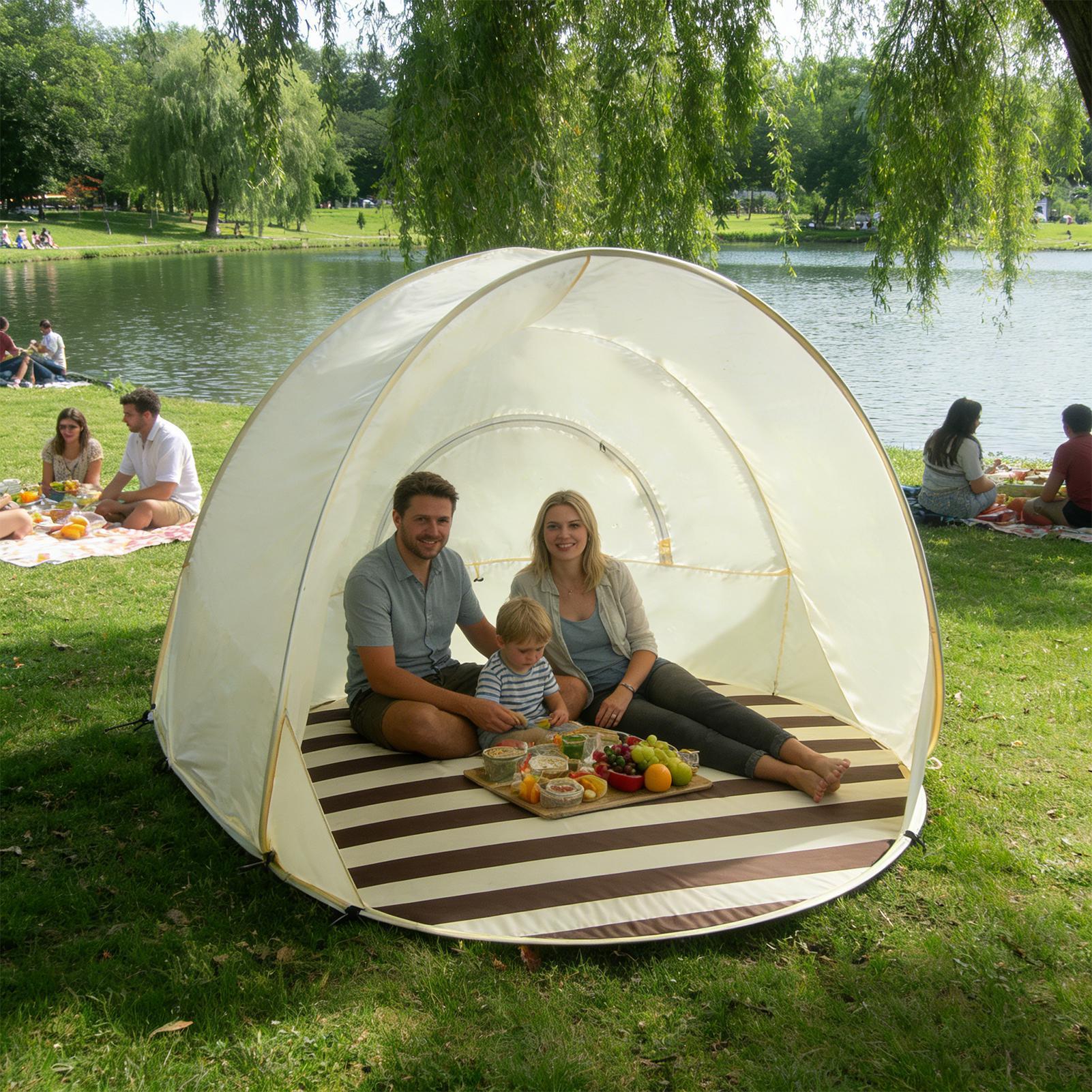 Portable Quick-opening Beach T - Outdoor Camping Dome ulasan dan harga