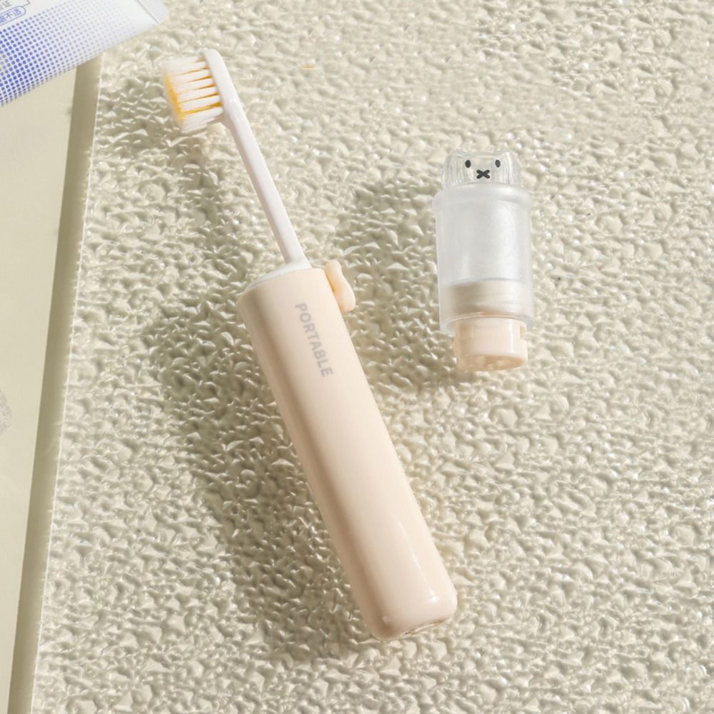 Cute 2-IN-1 Travel Toothbrush  - Travel Outdoor Camping Youtube ulasan dan harga
