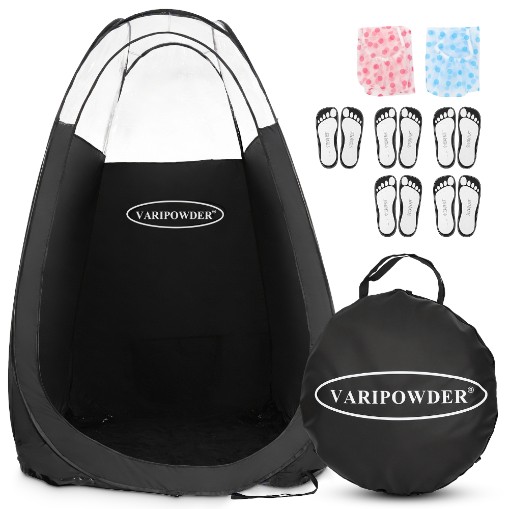 Black Spray Tanning Tent Porta - Outdoor Camping Automatic Quick Opening Tent ulasan dan harga