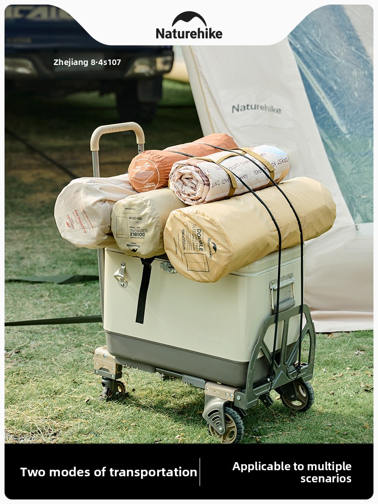 Naturehike 2-in-1 Folding Hand - Outdoor Camping Trolley ulasan dan harga
