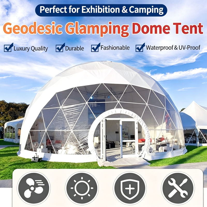 Prefabricated Glamping House G - Outdoor Camping Dome ulasan dan harga