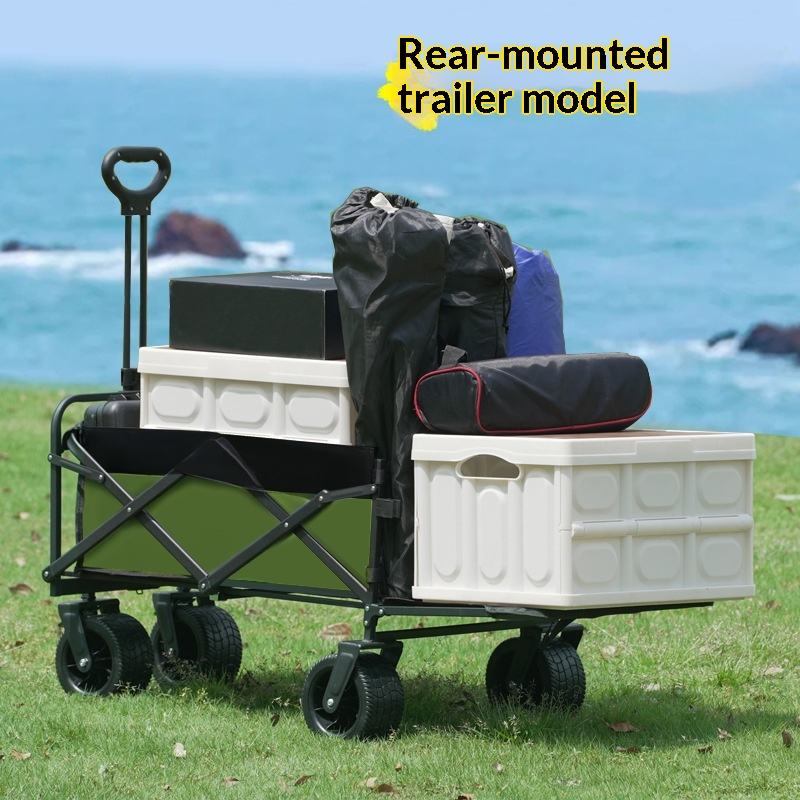 Factory Sale Four Wheel Platfo - Outdoor Camping Trolley ulasan dan harga