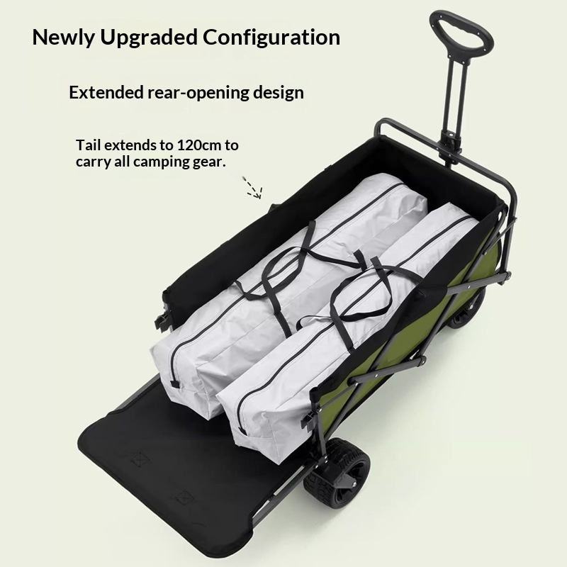 Factory Sale Four Wheel Platfo - Outdoor Camping Trolley ulasan dan harga