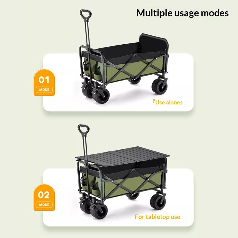 Factory Sale Four Wheel Platfo - Outdoor Camping Trolley ulasan dan harga