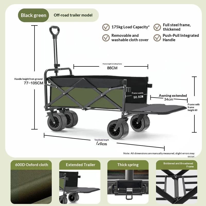 Factory Sale Four Wheel Platfo - Outdoor Camping Trolley ulasan dan harga