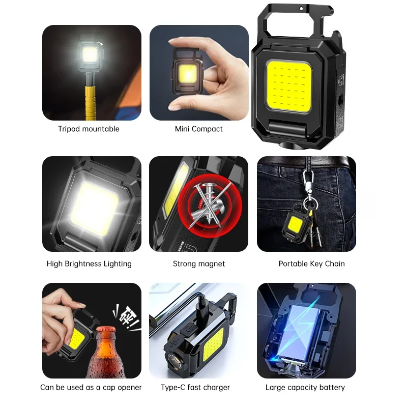 Mini Flashlight Keychain Light - Camping Lantern ulasan dan harga
