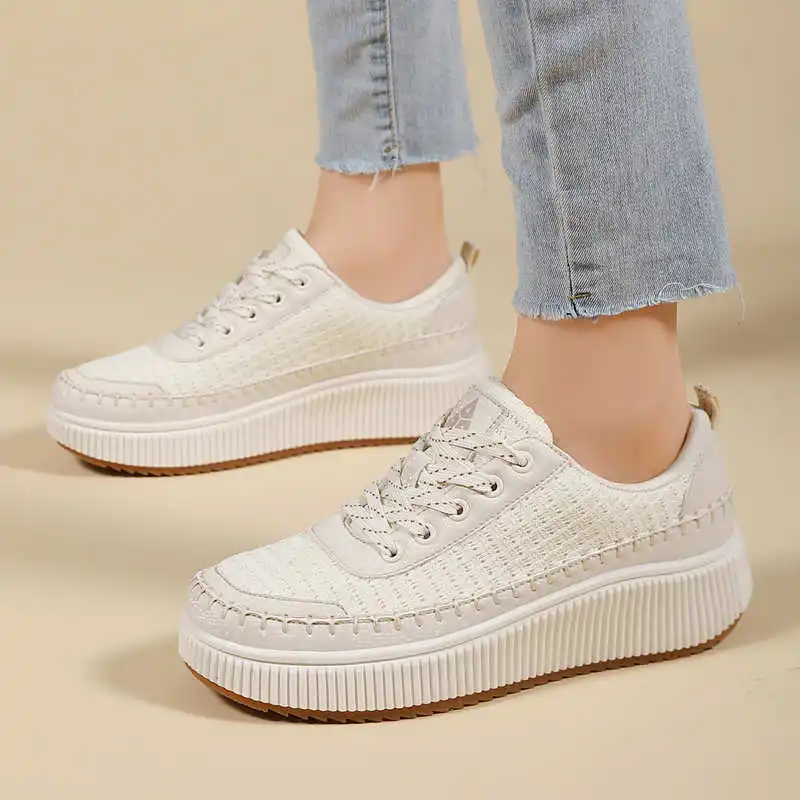 Brown Shoes Woman Flats Autumn - Outdoor Camping Light Ideas ulasan dan harga