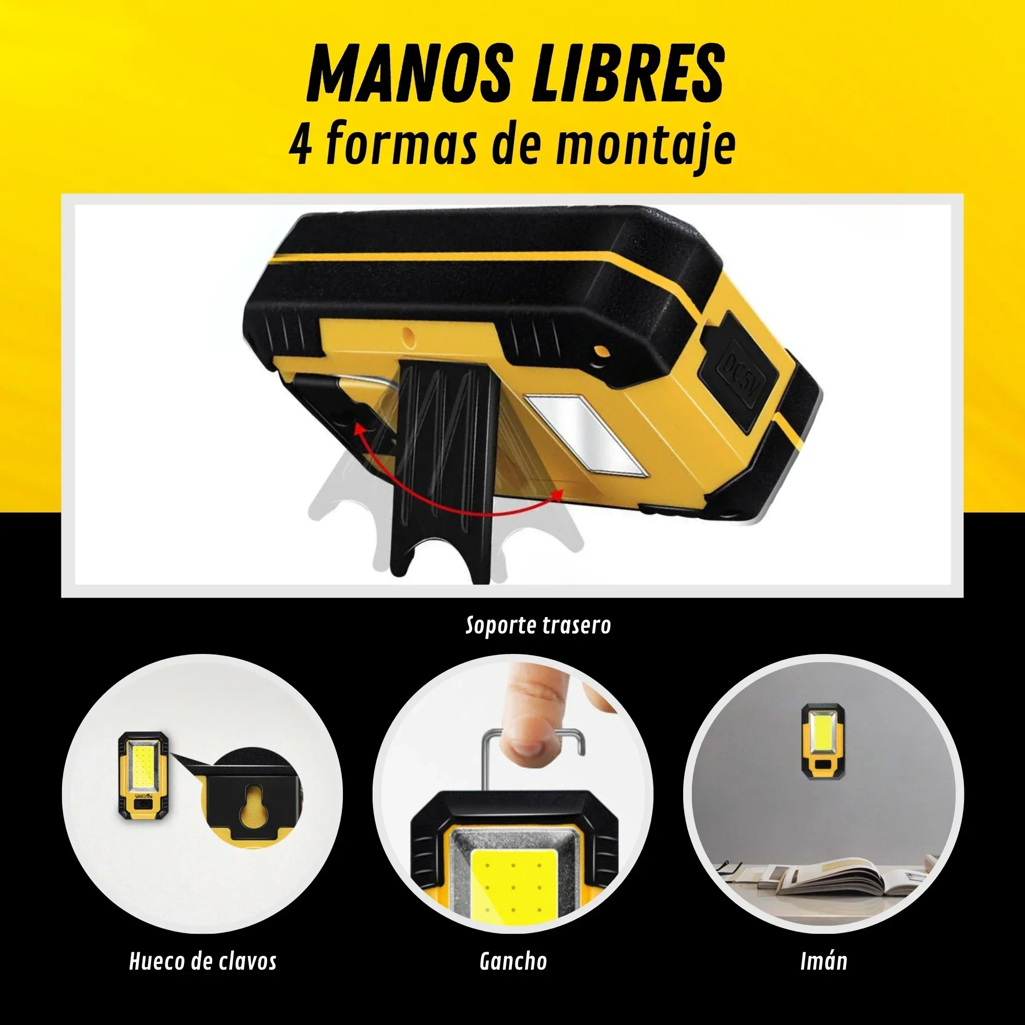 Rechargeable 4000MaH Work Ligh - Camping Lantern ulasan dan harga