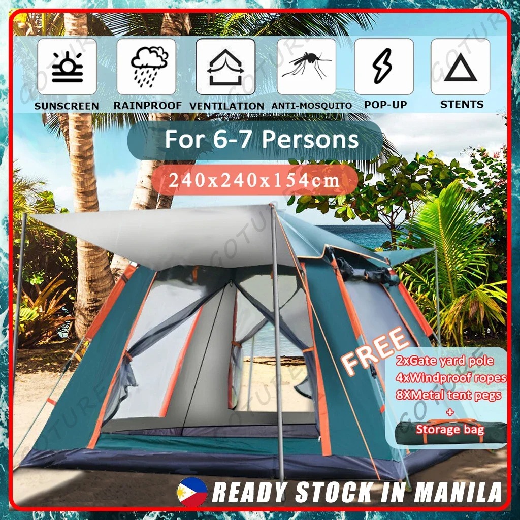 Goture Waterproof Automatic Te - Outdoor Camping Dome ulasan dan harga