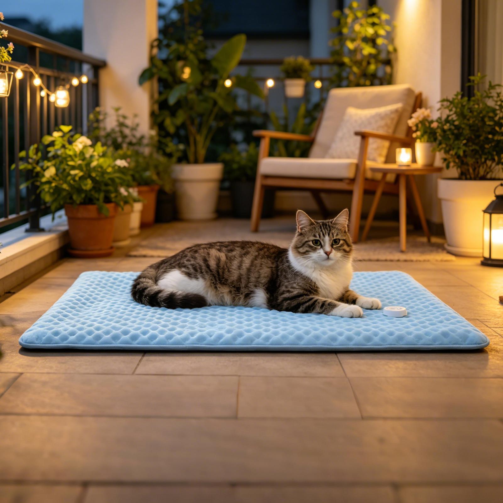 Washable Ice Silk Pet Cooling  - Outdoor Camping Dog Fence ulasan dan harga