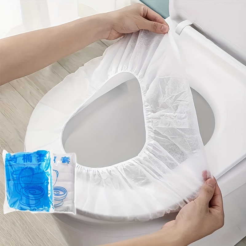 10-30pcs Toilet Seat Cover Mat - Portable Camp Toilet ulasan dan harga