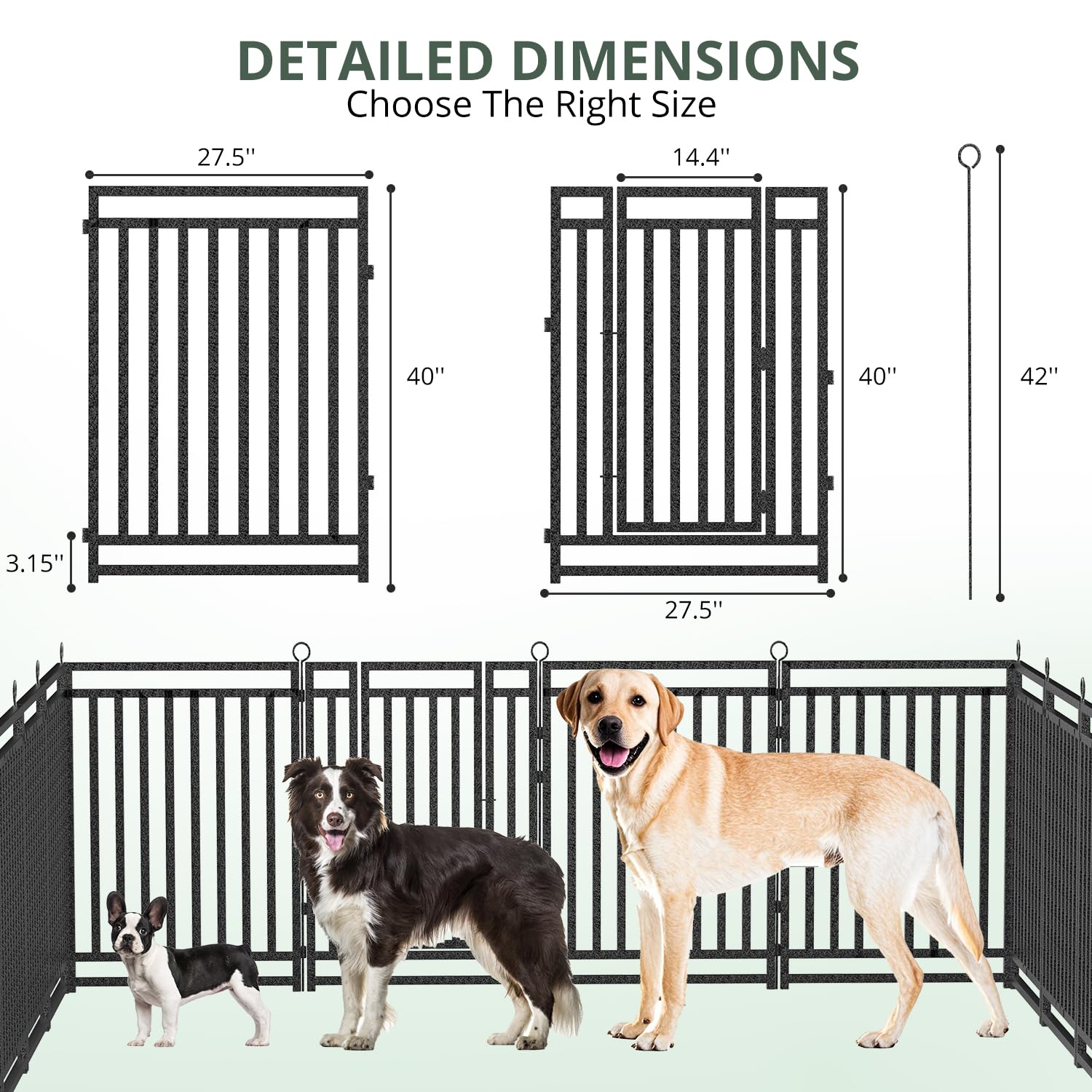 Thickened Outdoor Dog Fence 40 - Outdoor Camping Dog Fence ulasan dan harga