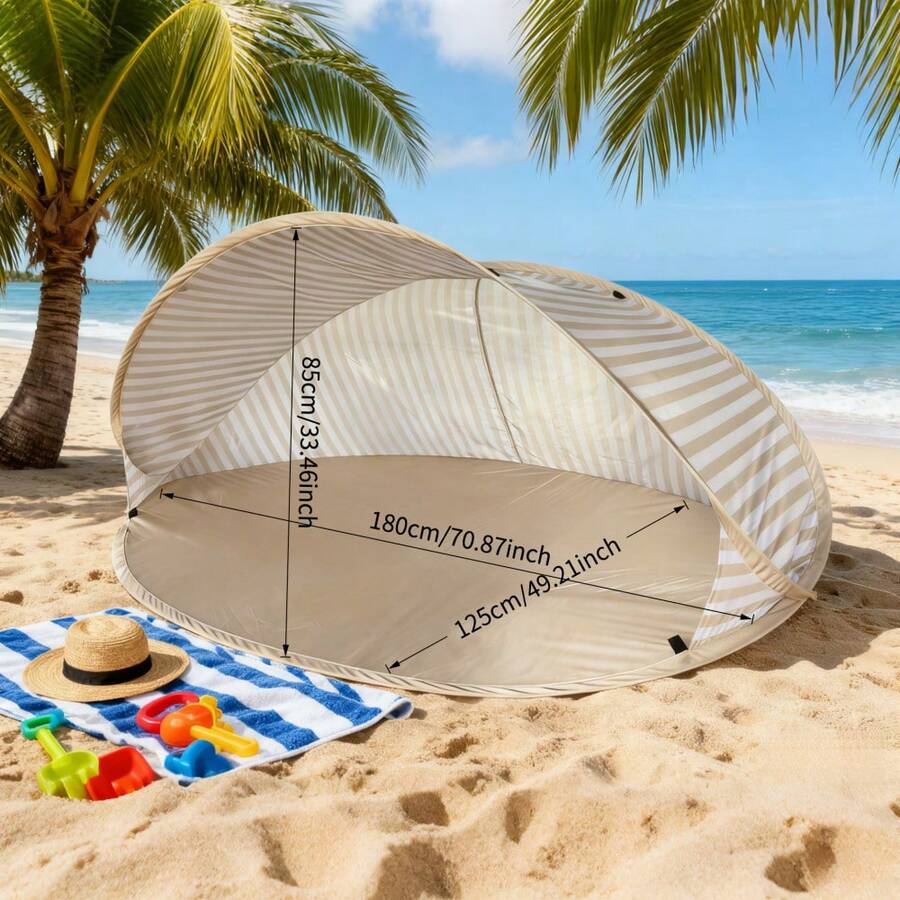 2-Second Pop-Up 2-Person Beach - Outdoor Camping Automatic Quick Opening Tent ulasan dan harga