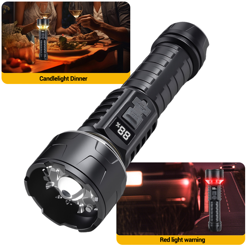 COB LED Flashlight Rechargeabl - Camping Lantern ulasan dan harga