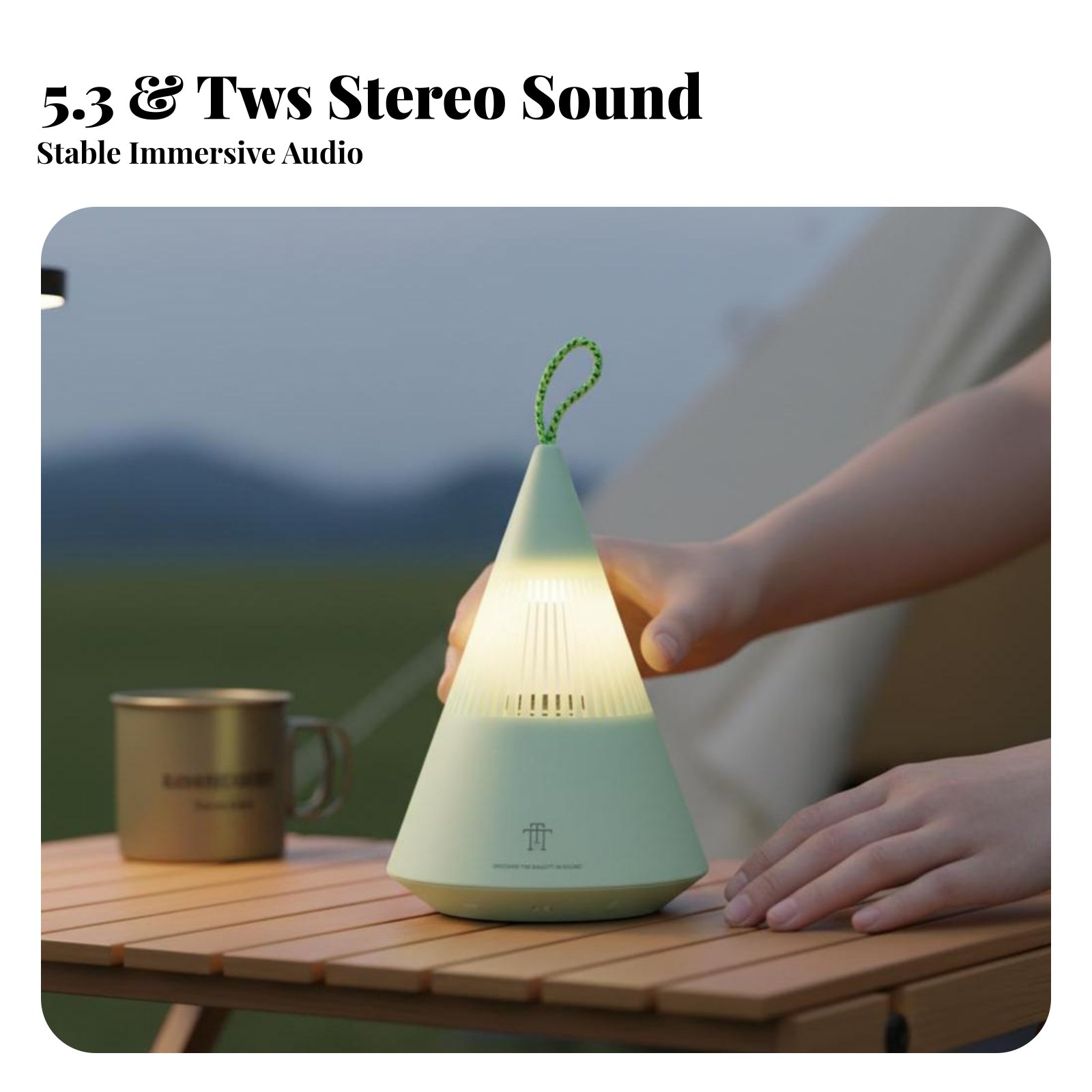 Bluetooth Lantern Sapexer Moun - Zd Outdoor Camping ulasan dan harga