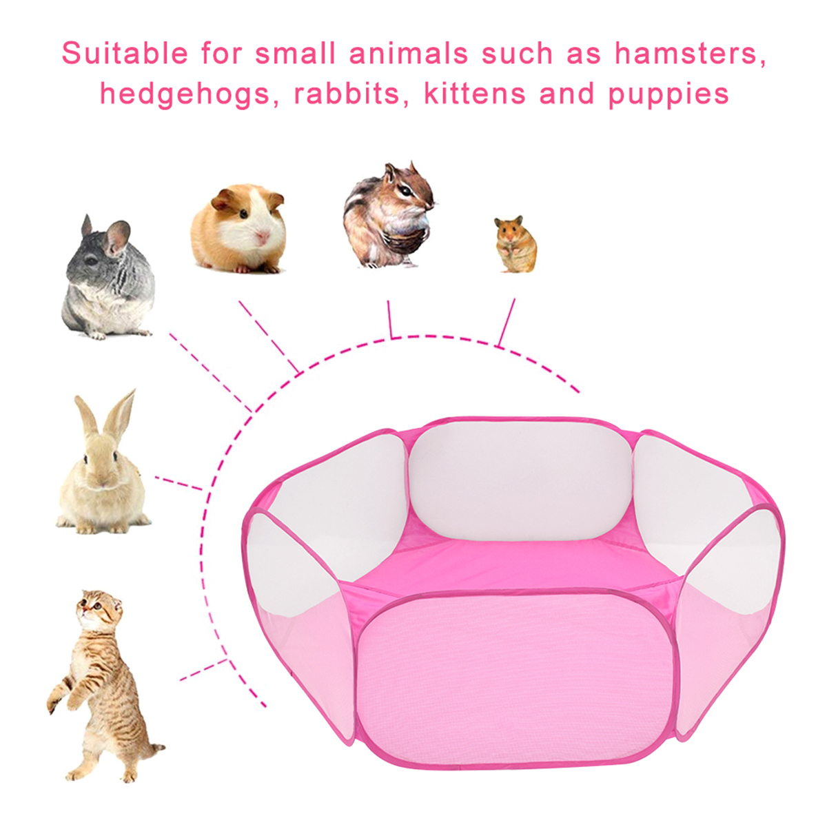Portable Pet Playpen Cat Dog C - Outdoor Camping Dog Fence ulasan dan harga