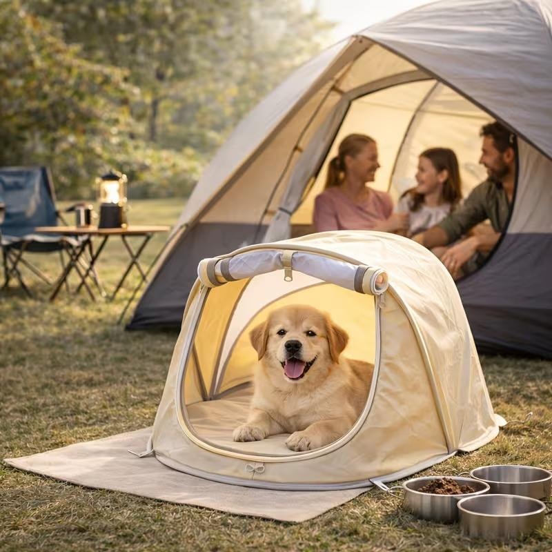 New Portable Pop Up Dog Tent O - Outdoor Camping Dog Fence ulasan dan harga