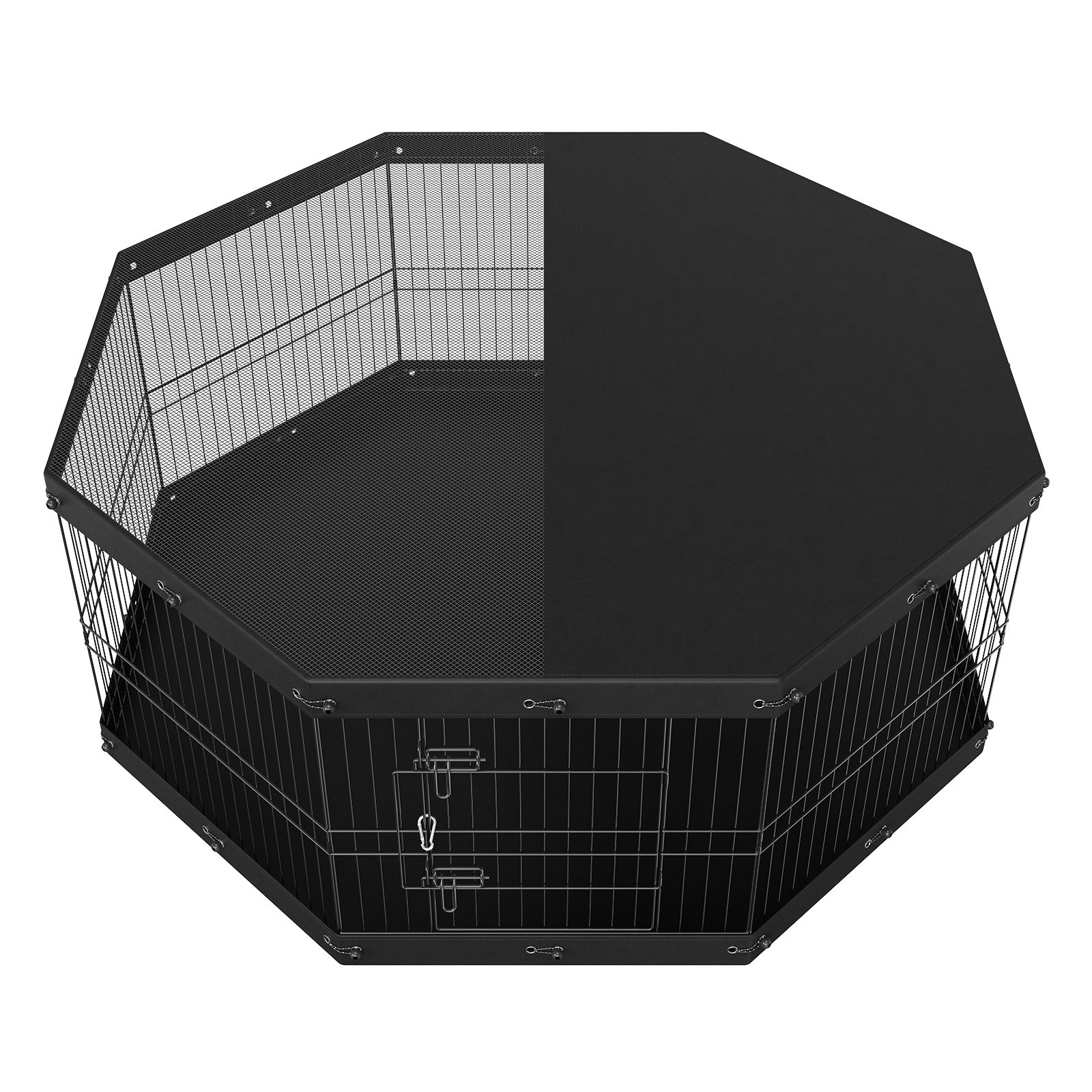 Dog Playpen, 8 Panels Foldable - Outdoor Camping Dog Fence ulasan dan harga