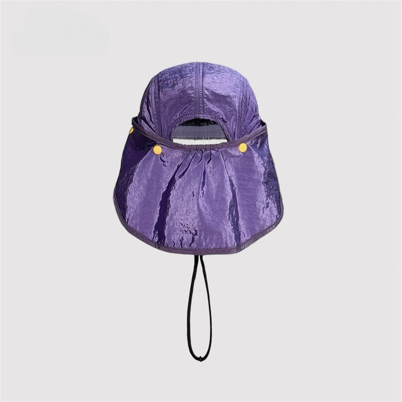 Japanese Detachable Shawl Suns - Camping Outdoor Quick Drying Sun Neck Protection Cap Hat ulasan dan harga