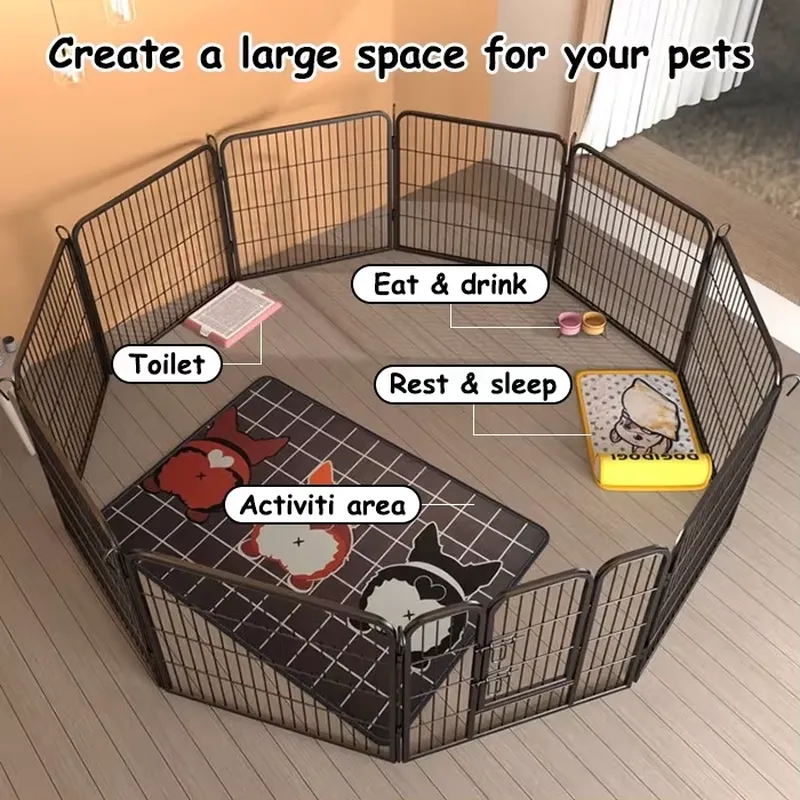 for 8 Panel Dog Playpen Metal  - Outdoor Camping Dog Fence ulasan dan harga